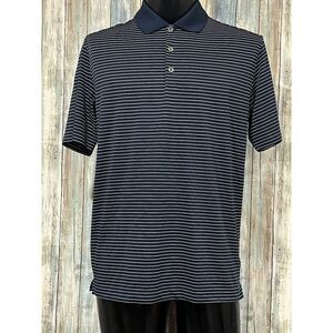 Nike Golf Tour Performance Shirt Mens M‎ Dri Fit Polo Navy F7